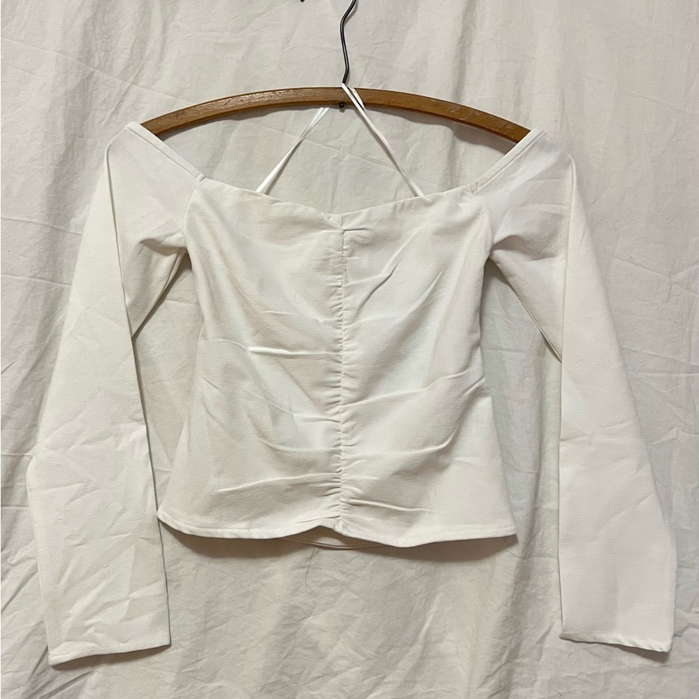 White A&F Top